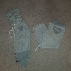 VS Pink Sweat Set
